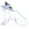 Generique Cage de chasteté Dick Off 10 x 3cm Transparent